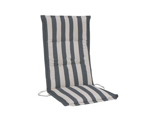 Monza High 545 Cushion Gray-Beige Striped