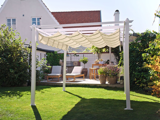 Skanör 300 X 400 Cm Pergola White/Sand