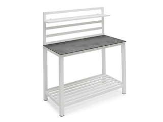 Åminne Outdoor Kitchen Workbench White Aluminium