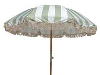Parasol 200 Cm Parasol Green/White